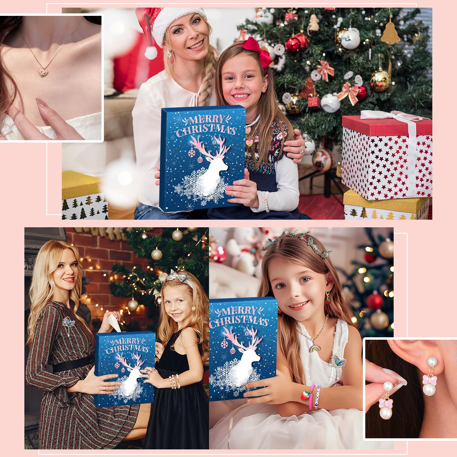 iZoeL Calendrier de l'Avent Bijoux Fille Enfant 2024 Noël, Perles iZoeL Calendrier de l'Avent Bijoux Fille Enfant 2024 Noël, Perles