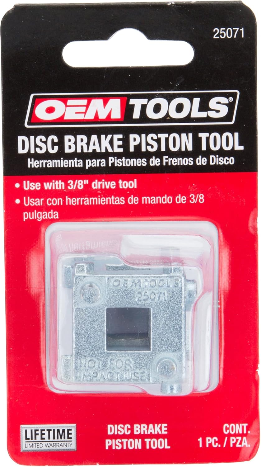 OEMTOOLS 25071 Rear Disc Brake Piston Tool, Rear Brake