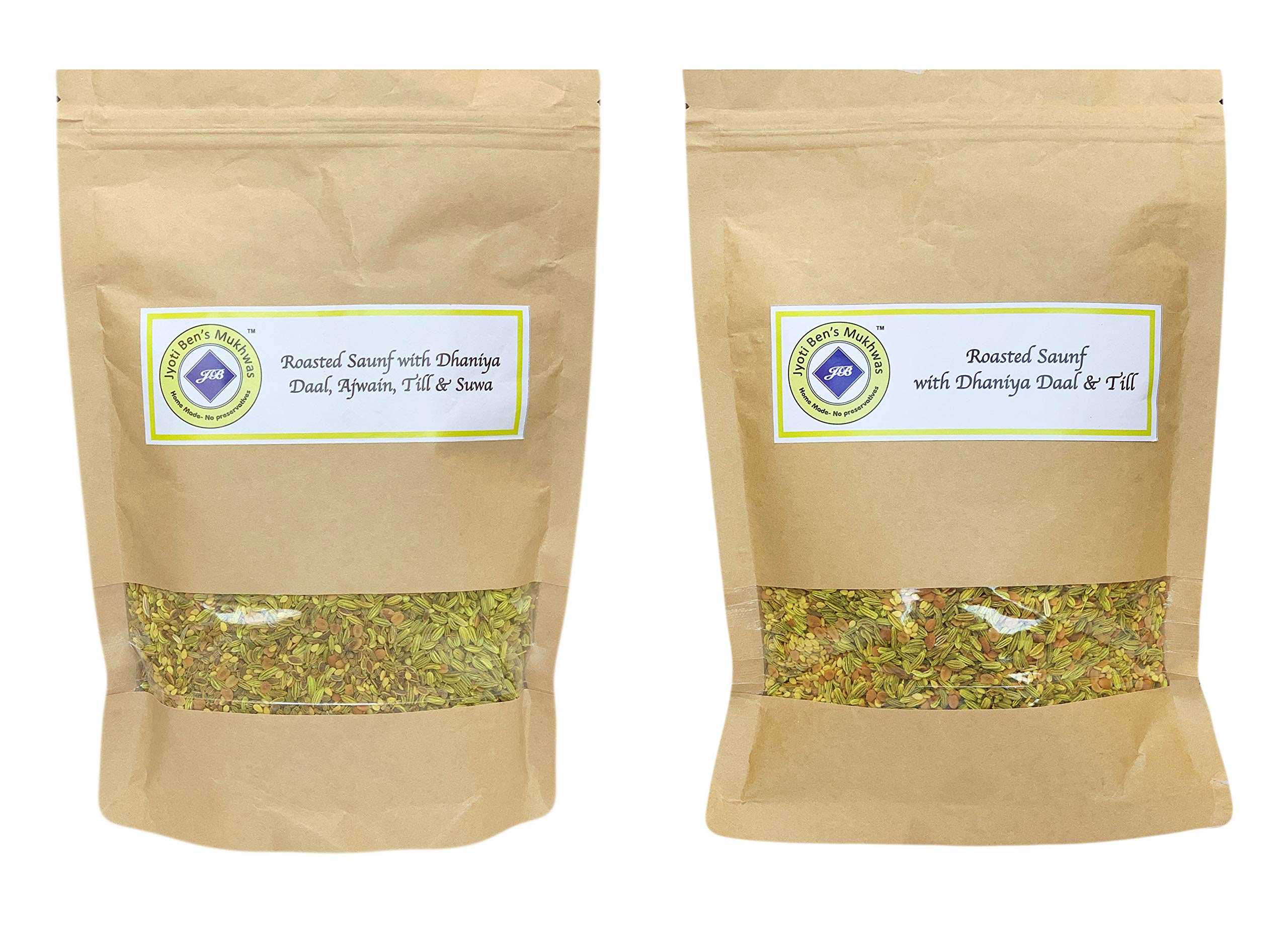 Jyoti Bens Mukhwas - Combo of Roasted Saunf with Dhaniya Daal - Ajwain - Till - Suwa & Roasted Saunf with Dhaniya Daal - Till (B08FZGXV5Z) Amazon Price History, Amazon Price Tracker
