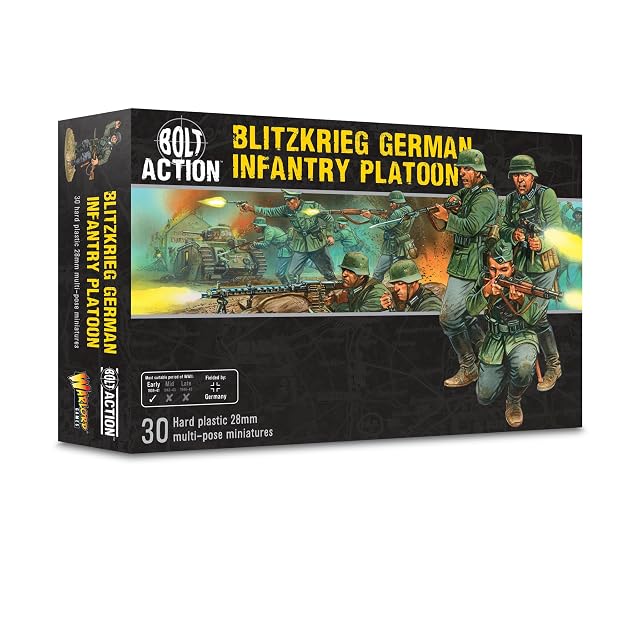 Warlord Games Bolt Action World War 2 Blitzkrieg German Infantry Army Soldiers by Warlord Games