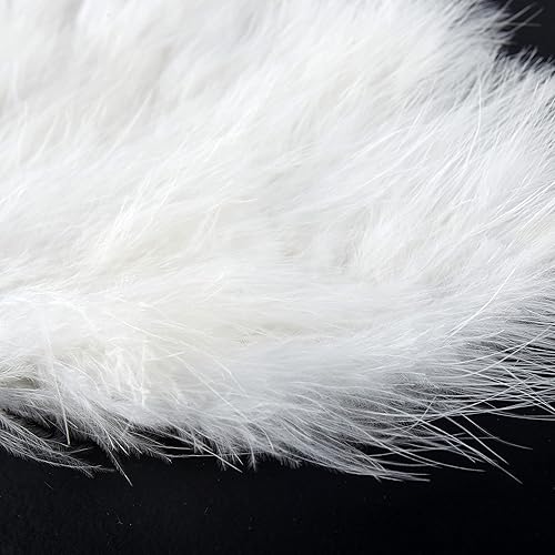 Miniatura 2 de BABEYOND - Abanico de mano plegable estilo vintage de los años 20 con plumas de Marabou para disfraz de Halloween, baile, fiesta, fiesta de té,