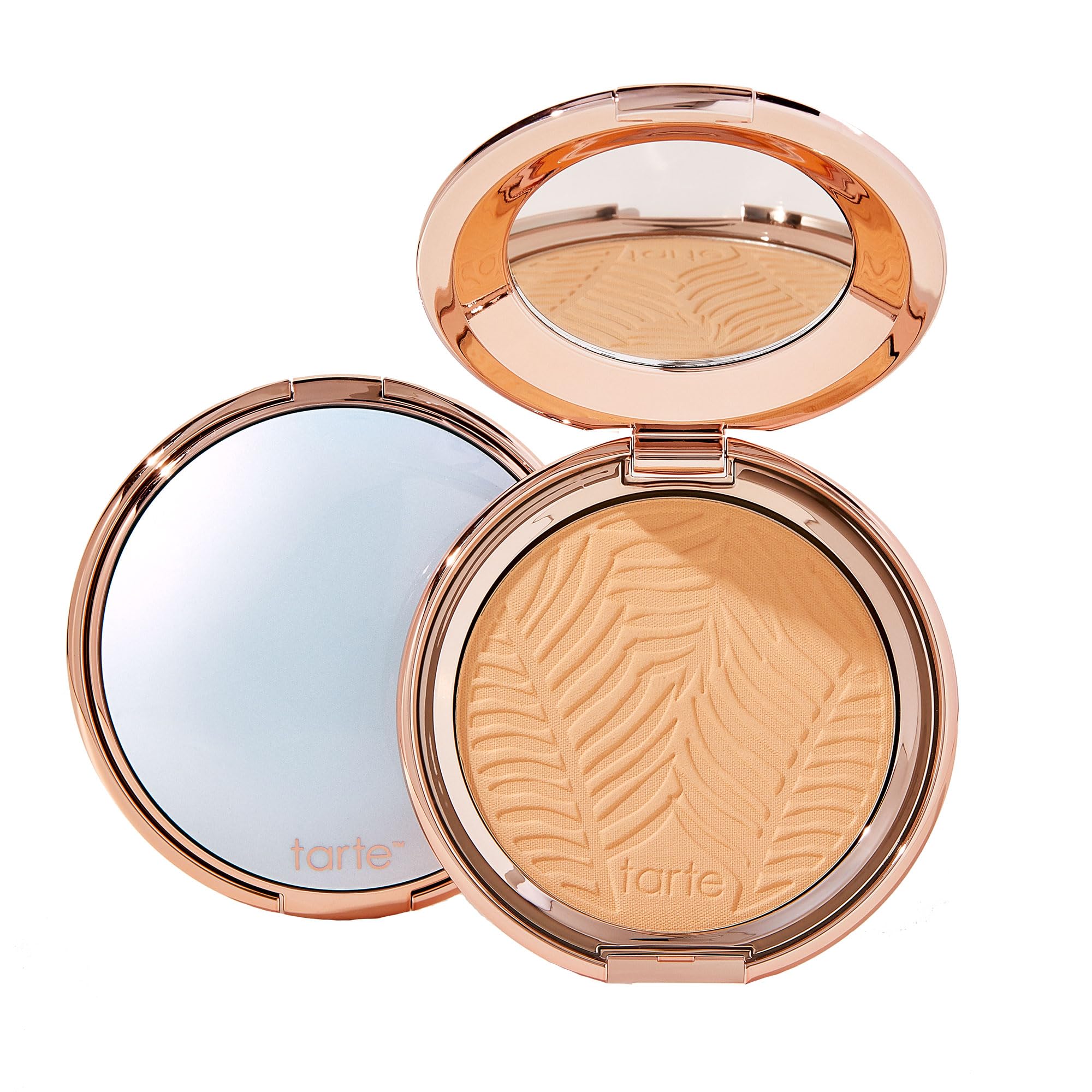 Photo 1 of tarte Amazonian clay blurring powder foundation – Buildable Light-to-Medium Coverage, Natural Matte Longwear Finish, Blurs look of Pores, Vegan & Cruelty-Free, full size, 20N light neutral