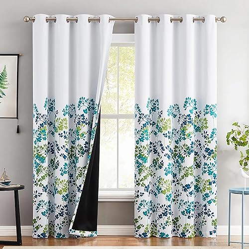 Miniatura 10 de Metro Parlor Cortina gris para puerta de ventana de 100 pulgadas, extra ancha, semitransparente, panel para puerta corrediza de vidrio, patrón