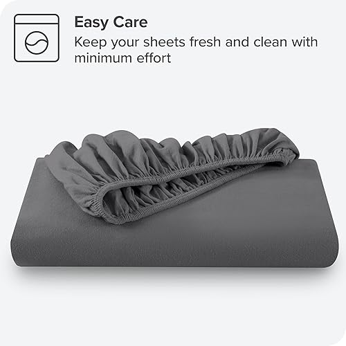 Miniatura 6 de Bare Home  Sábana bajera ajustable, 100% franela de algodón