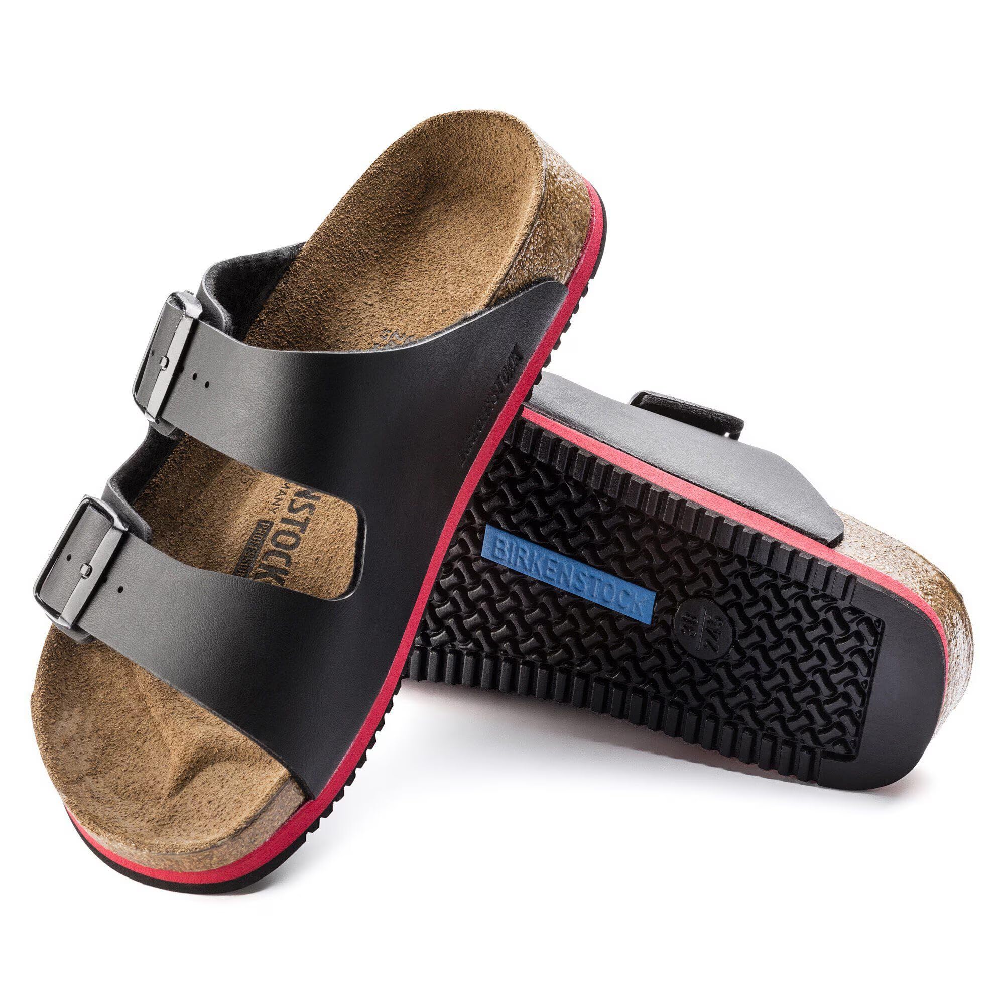Birkenstock Sandale Arizona Noir Femme Cuir SANDAL Mules Décontracté