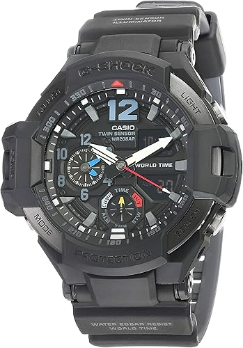 Reloj Casio G-Shock Master of G Gravitymaster GA1100-1A1 para hombre, color negro