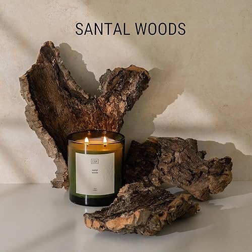 Miniatura 2 de Vela de soja prémium  Velas perfumadas de Santal Woods para el hogar  Velas de soja natural regalos para mujeres  Vela de aromaterapia, colección