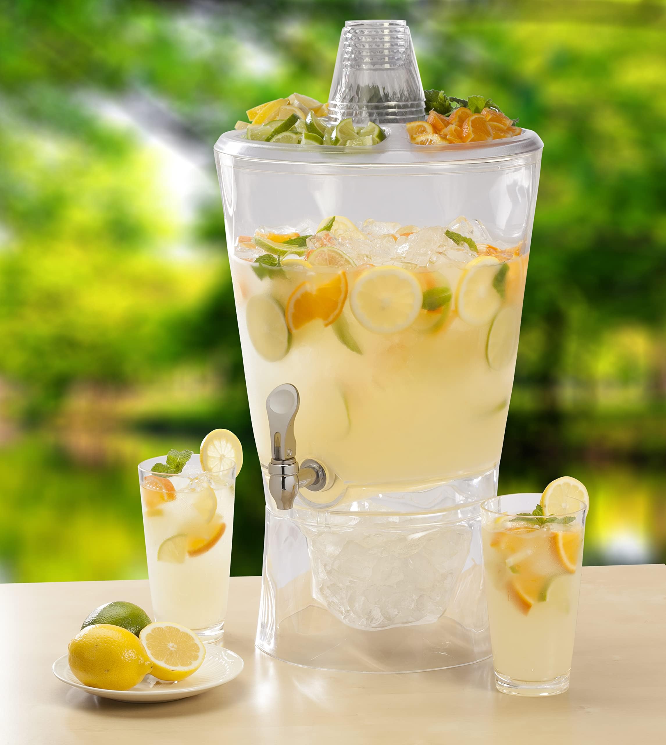 CreativeWare 3.5 Gallon Beverage Dispenser Iced Beverage Dispensers