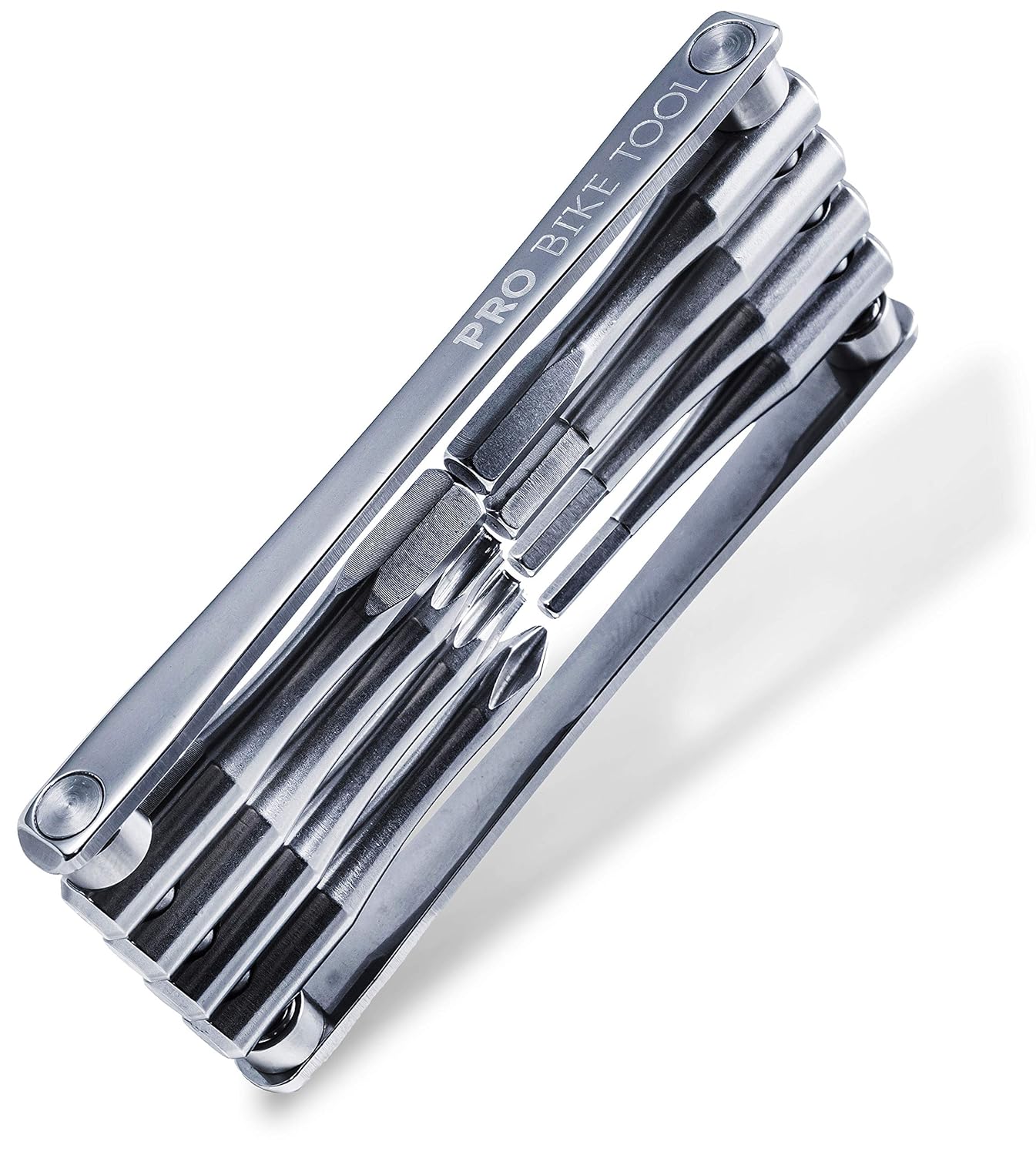 PRO BIKE TOOL Bicycle Multitool – Reliable, Compact and Lightweight Repair Kit for Road and Mountain Bikes – Strong Full Stainless Steel, No Rust, Long Leverage multi-functional Tools, Includes Bag PRO BIKE TOOL Bicycle Multitool – Reliable, Compact and Lightweight Repair Kit for Road and Mountain Bikes – Strong Full Stainless Steel, No Rust, Long Leverage multi-functional Tools, Includes Bag