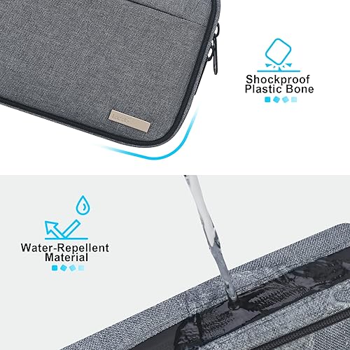 Miniatura 6 de Lacdo Organizador de cables de viaje, organizador de cables, organizador de artículos electrónicos portátil, funda de viaje, 6 capas de gran