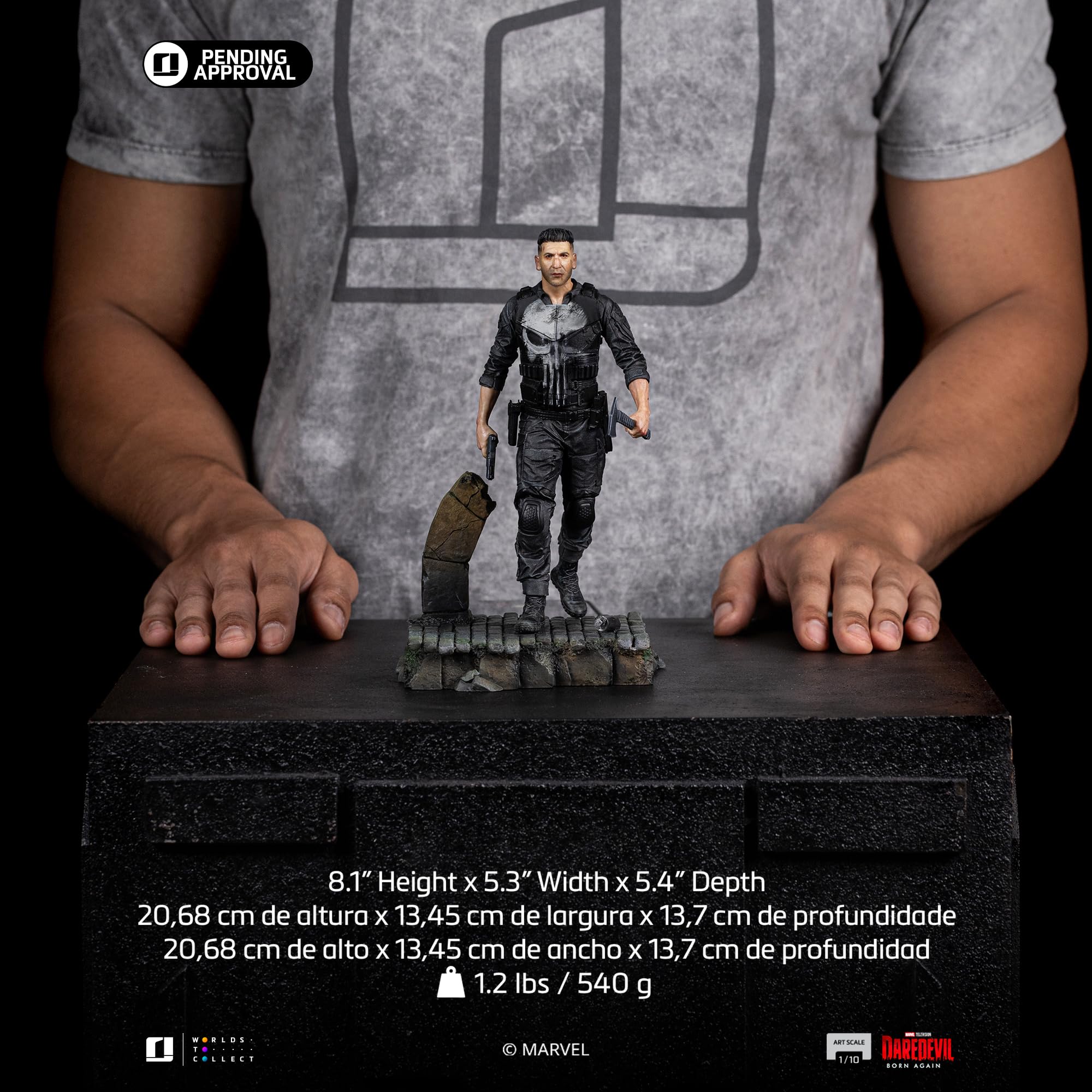 Iron Studios Punisher Daredevil: Born Again Art Skala 1/10 20 cm