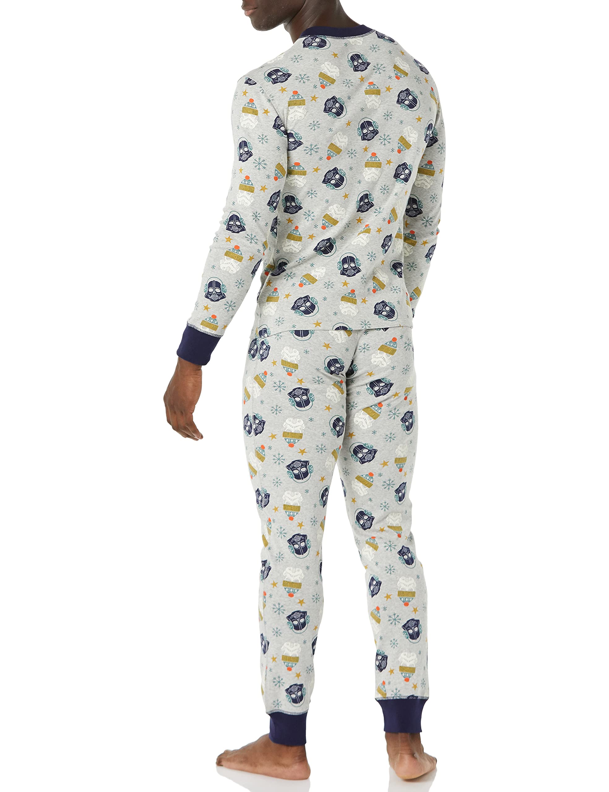 Amazon Essentials Disney | Marvel | Star Wars Pigiama in Cotone Aderente Uomo