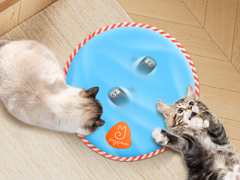 Amazon.co.jp: ミギポーズ（Migipaws） 猫 おもちゃ 自動 一人遊び