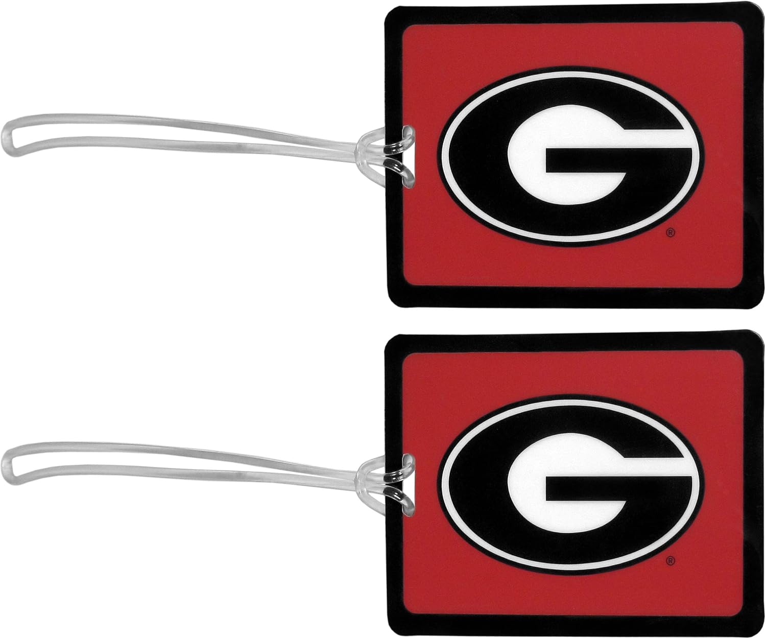 Siskiyou Sports NCAA Unisex Vinyl Luggage Tag, 2pk