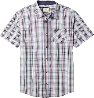 Legendary Whitetails Mens Poplin Short Sleeve Button Up 100% Cotton Shirt