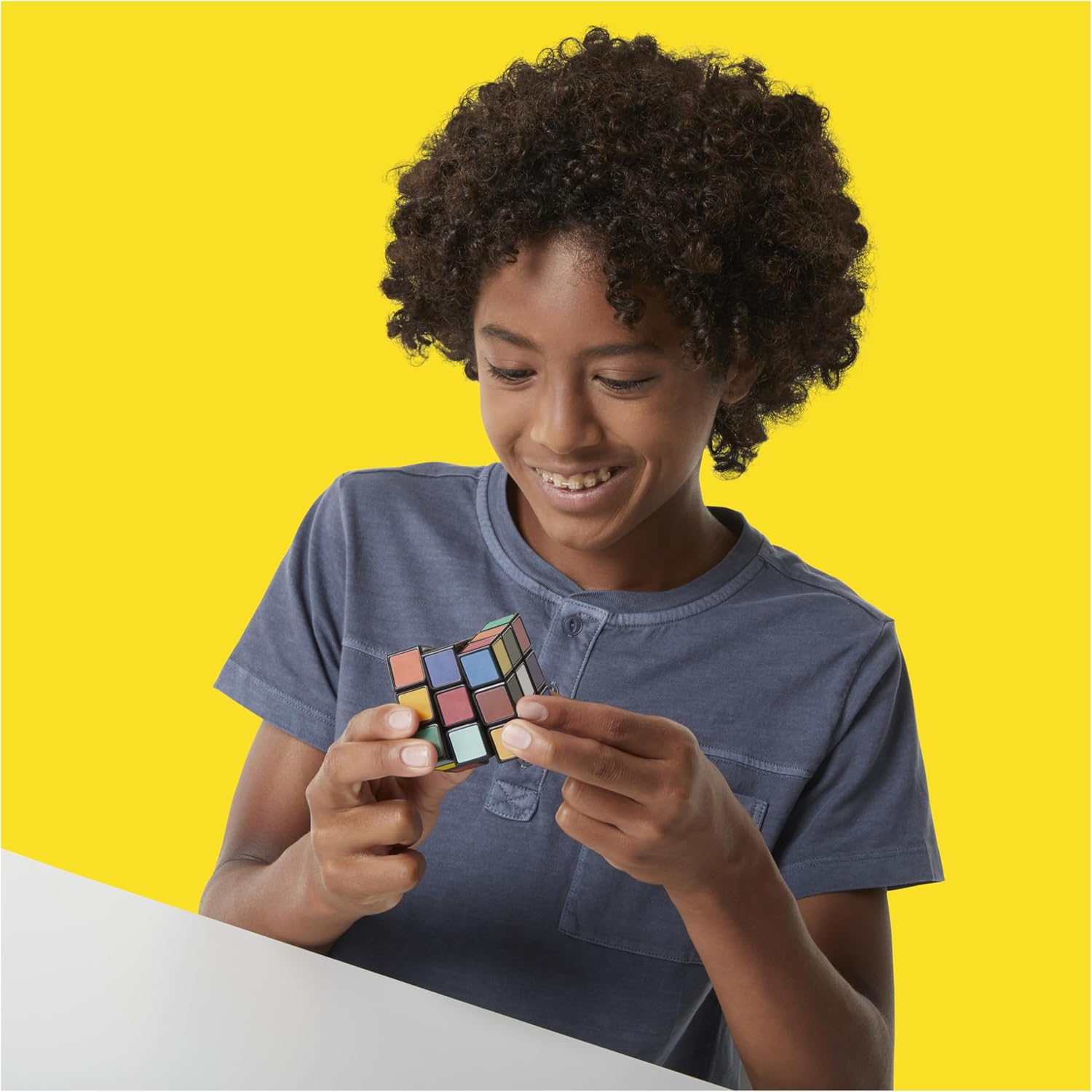 Rubik's - Rubik Cube 3X3 Impossible - Puzzle Game - 3x3 Rubik's Cube of Advanced Difficulty - 1 Color Changing Magic Cube to Challenge The Mind -6063974- Toys Kids 8+