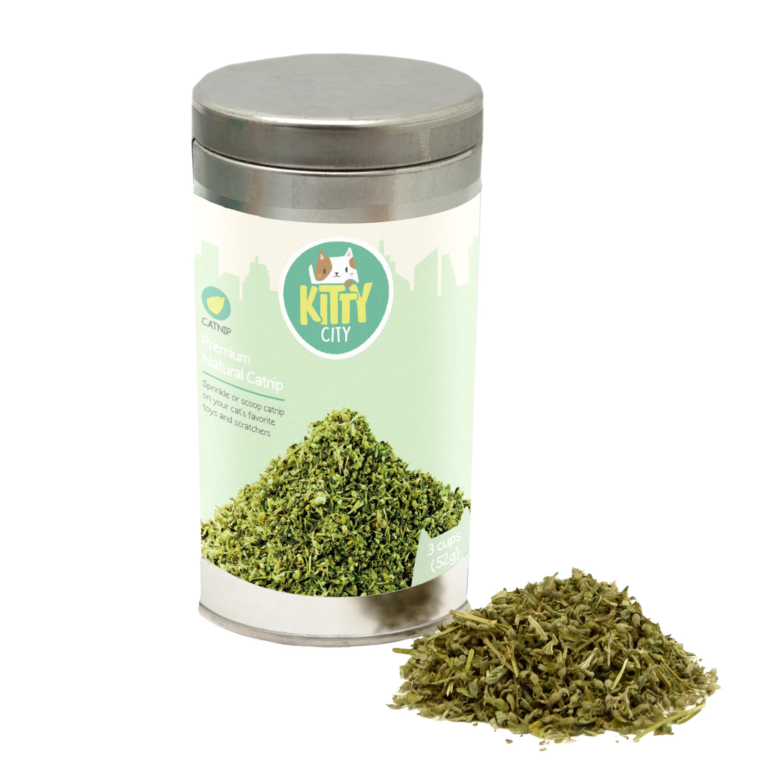 Cat Premium Natural Catnip Collection, Catnip Tin