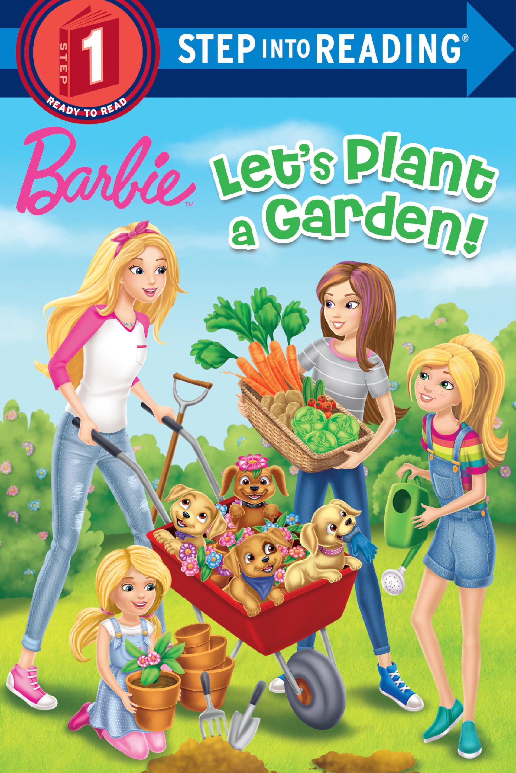 Random House Books for Young Readers Let's Plant a Garden! (Barbie: Step Into Reading, Step 1) Paperback – Big Book, 2 January 2018