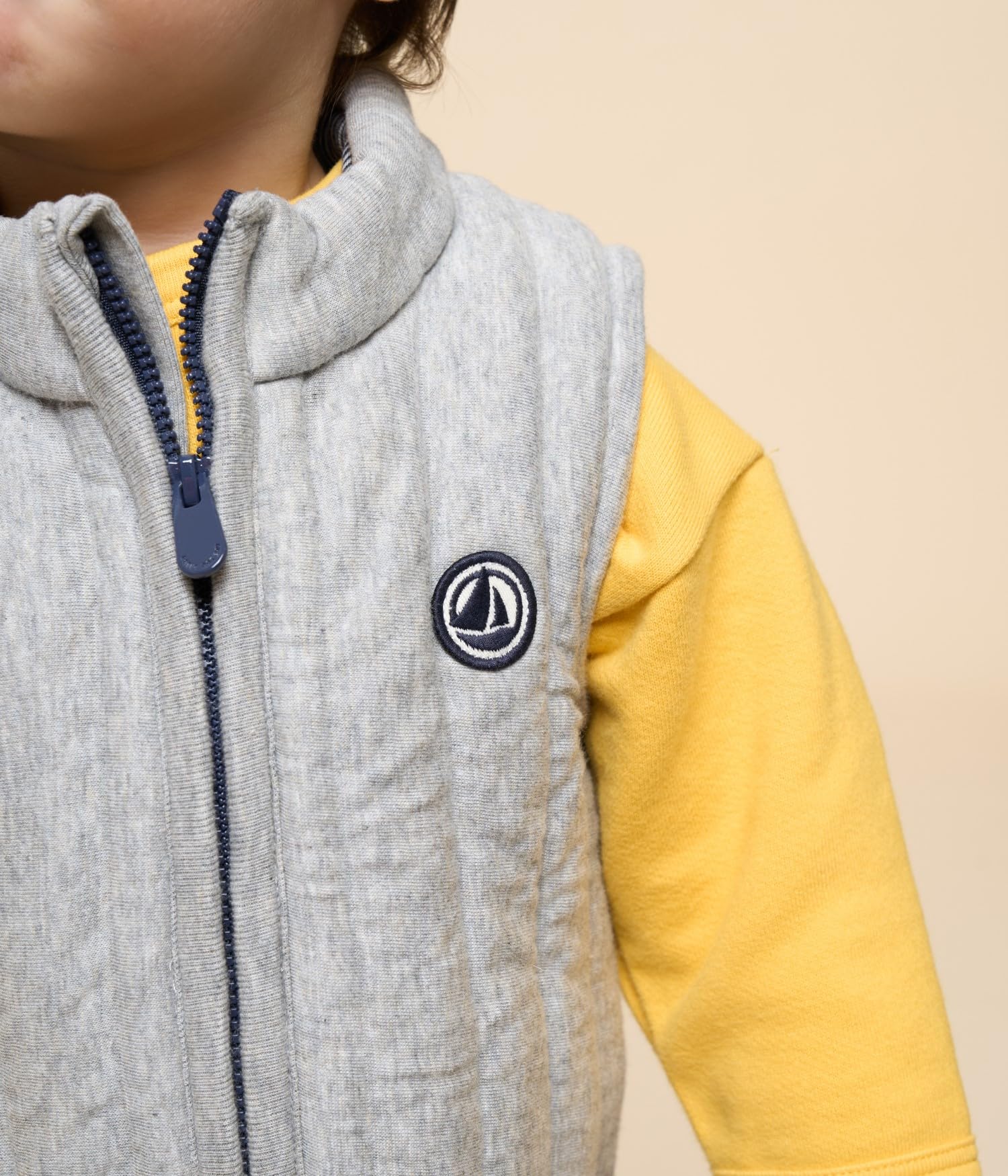 Petit Bateau Blouson sans Manches Bébé garçon