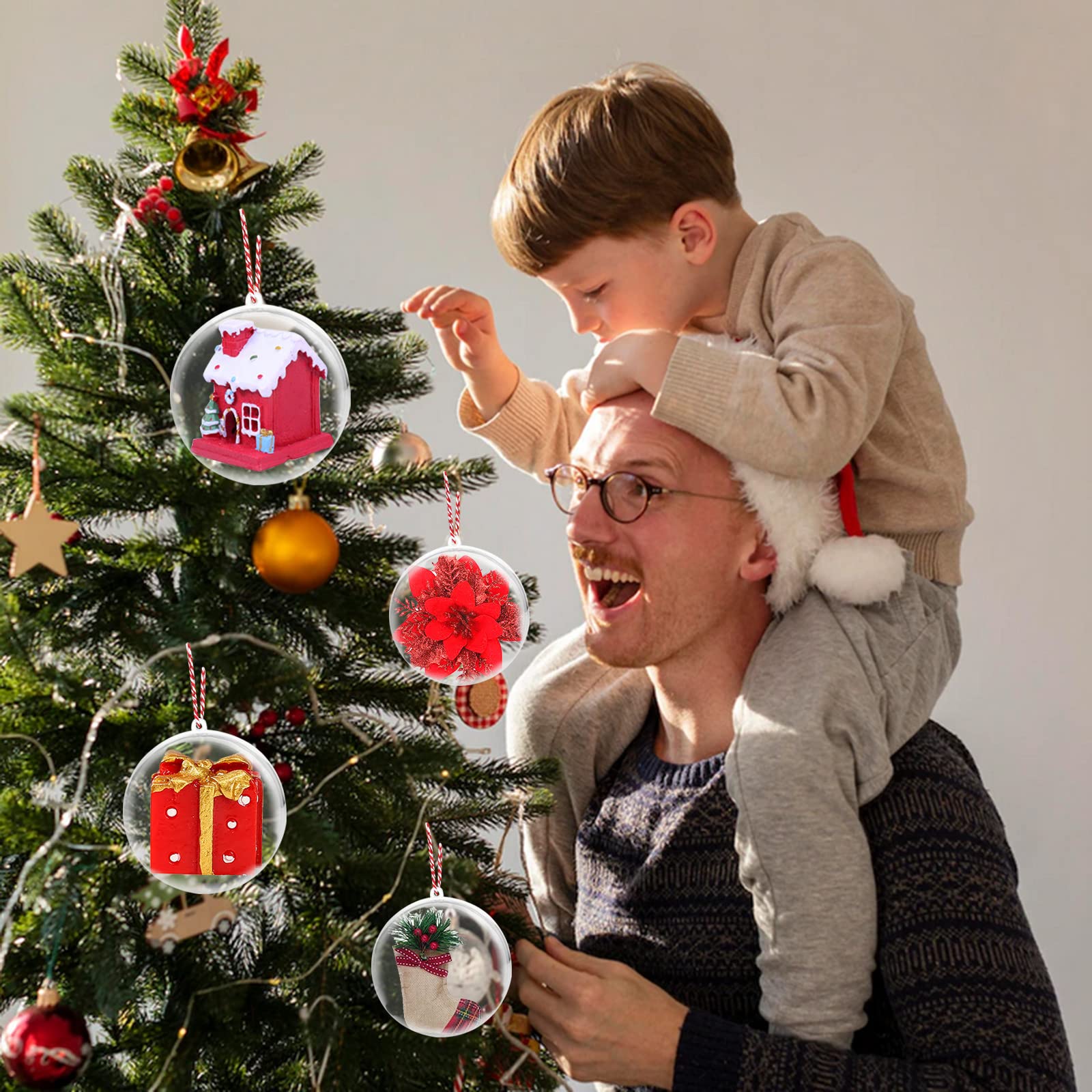 Transparante Kerstballen Doorzichtige Bal Kopen Uten 20 X Kerstballen In Ronde Vorm, Acryl, Transparant, Ter Decoratie Van De Kerstboom, Zonder Snoer (8 Cm Acryl Ballen Decoratie Groene Kerstballen