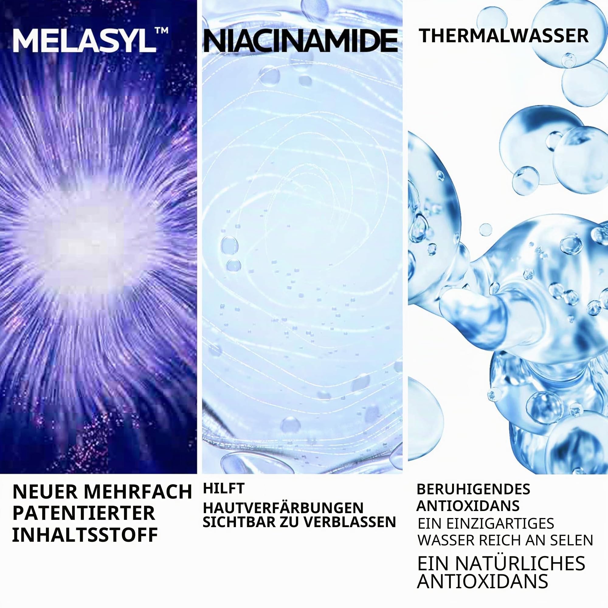 La Roche Posay Anti-Pigmentflecken-Serum für jede Haut, Mildert dunkle Flecken, Pigmentflecken, Altersflecken, Pickelmale, Anti-Rückfall-Wirkung, Mit Melasyl und Niacinamid, Mela B3, 30 ml