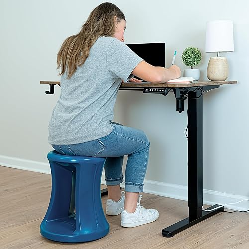 Miniatura 7 de Simplay3 American Home Live Fit - Silla de equilibrio activo, taburete de 17 pulgadas para adultos y adolescentes, silla ergonómica de escritorio de