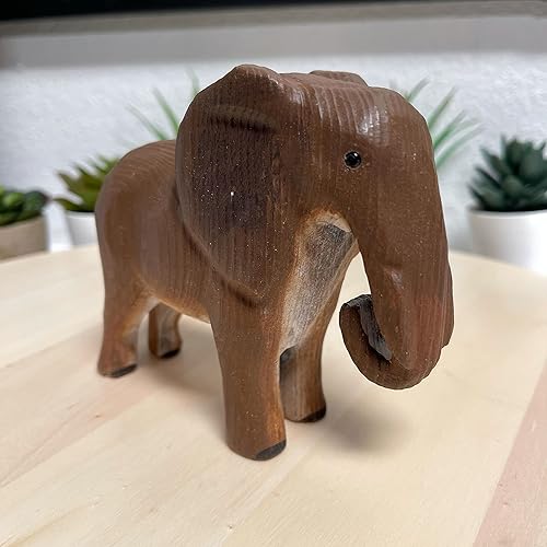 Vista 81 de Escultura de madera para decoración del hogar, estatua de madera, figuras de madera, decoración de habitación, animales salvajes tallados a mano