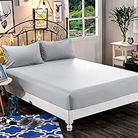 Vista 27 de Elegant Comfort - 1 sábana bajera de 1,500 hilos, microfibra suave, bolsillo profundo de hasta 16 pulgadas, resiste a las arrugas y a la Negro