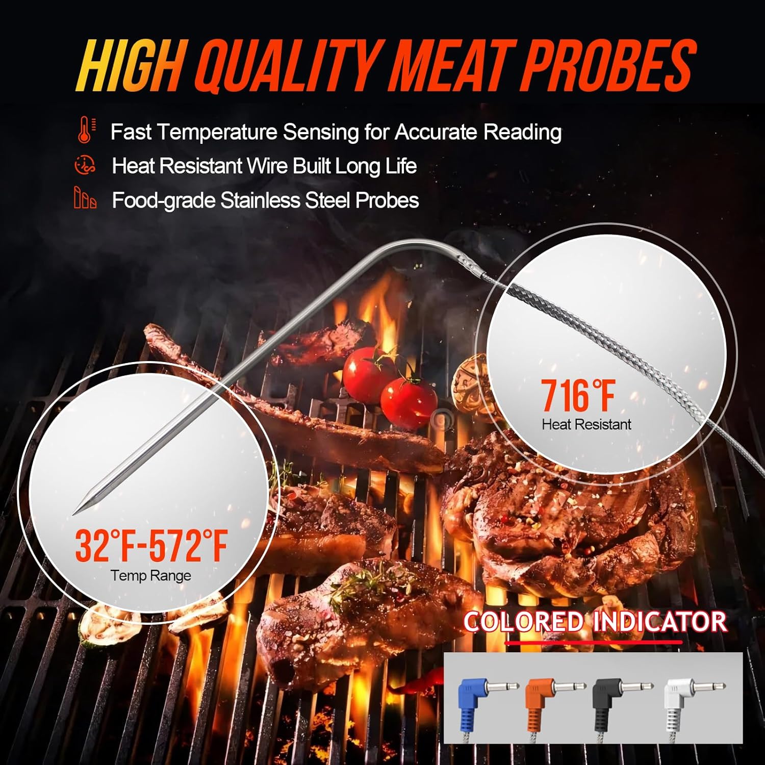 PID WiFi Control Board Replacement Parts 80042 for Pit Boss Platinum Series Lockhart Combo PB2180LK Pellet Grill, Smart Fully-Digital Controller Delivers Even Temp with 4Pack Meat Probes