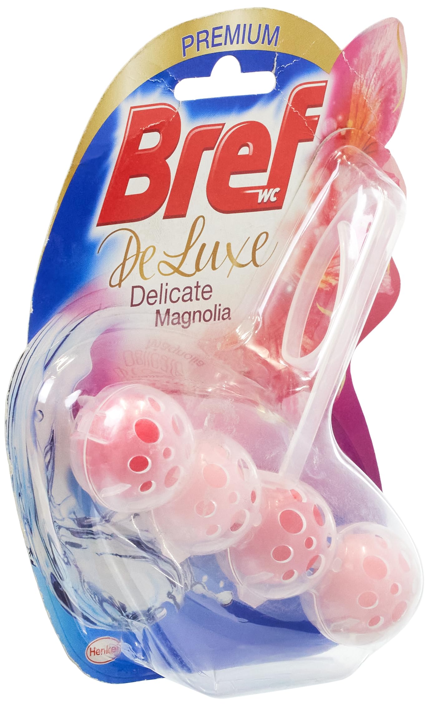 Bref WC DeLuxe Manolya Premium Klozet Temizleme Topları 1 x 1 Adet, Manolya 1 2li paket