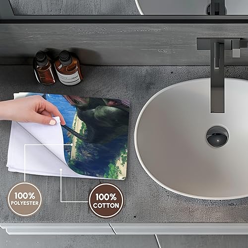 Miniatura 4 de 3dRose, The Giganotosaurus was The Largest Known Meat-Eating Dinosaur Ever, 15x22 Hand Towel