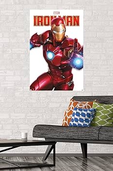 アイアンマン コミック ポスター Amazon.co.jp: マーベルコミック - アイアンマンフィーチャー