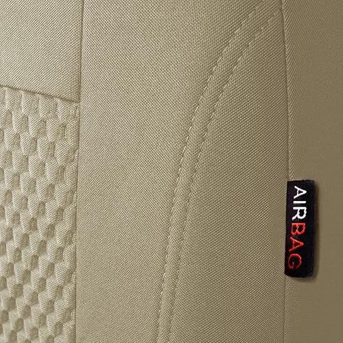 Miniatura 6 de Flying Banner Fundas para Asientos de Automóvil Juego Completo Terciopelo Cúbico Estampado Térmico Masaje Transpirable Banco Trasero Dividido Negro