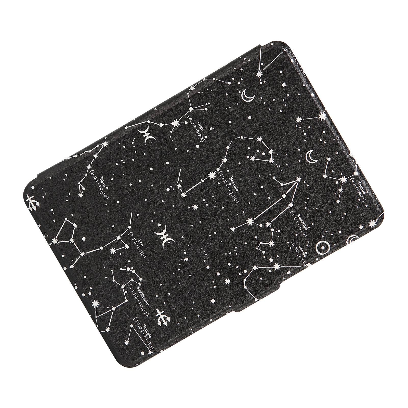 Funda Ive de Cuero PU Pintada para Lector de Libros Electrónicos Ereader Funda para Lector de Libros Electrónicos White123 Fundas y Fundas para Lector de Libros
