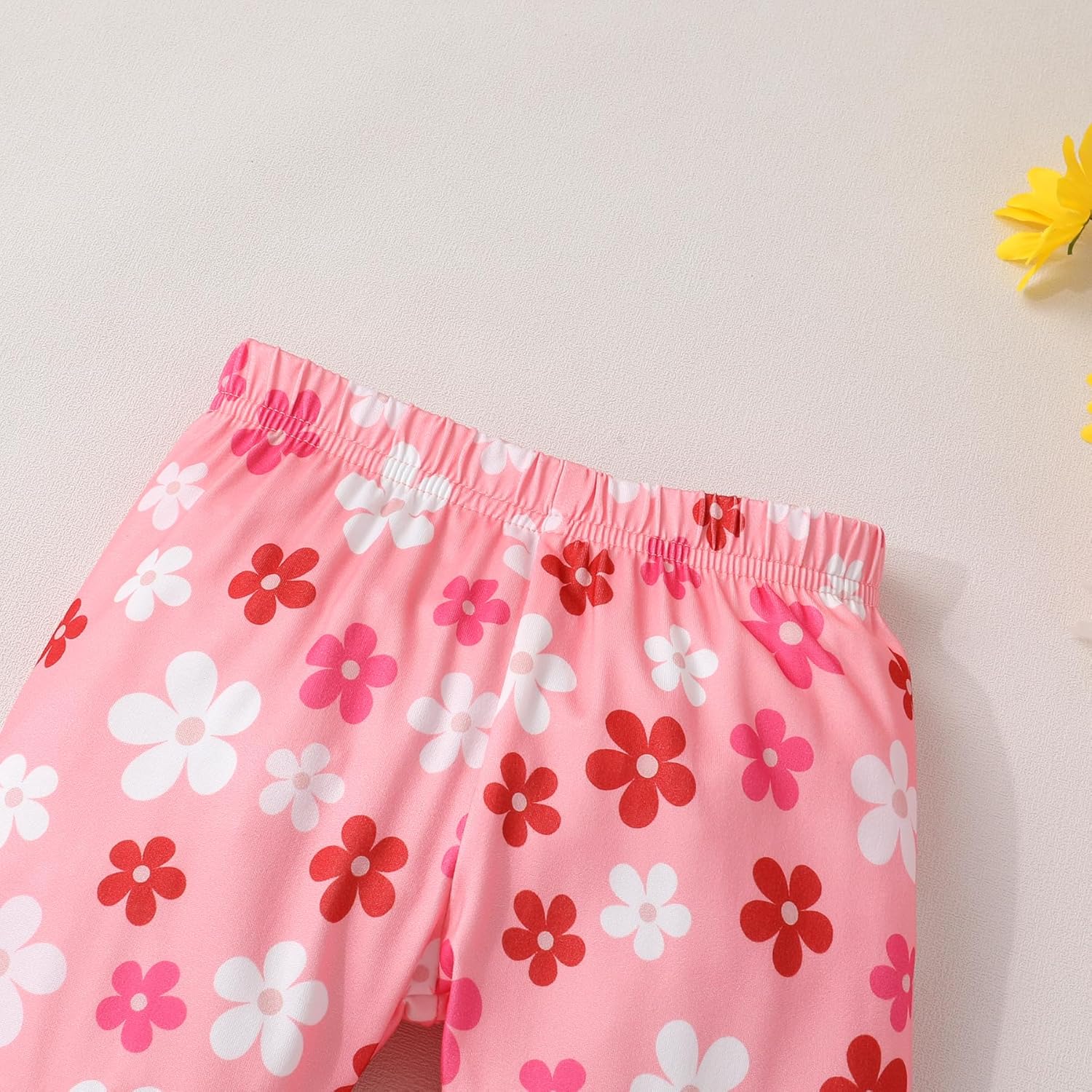 YOUNGER TREE Baby Girl 1st Birthday Outfit - My First Birthday Romper & Flared Pants - Image 5