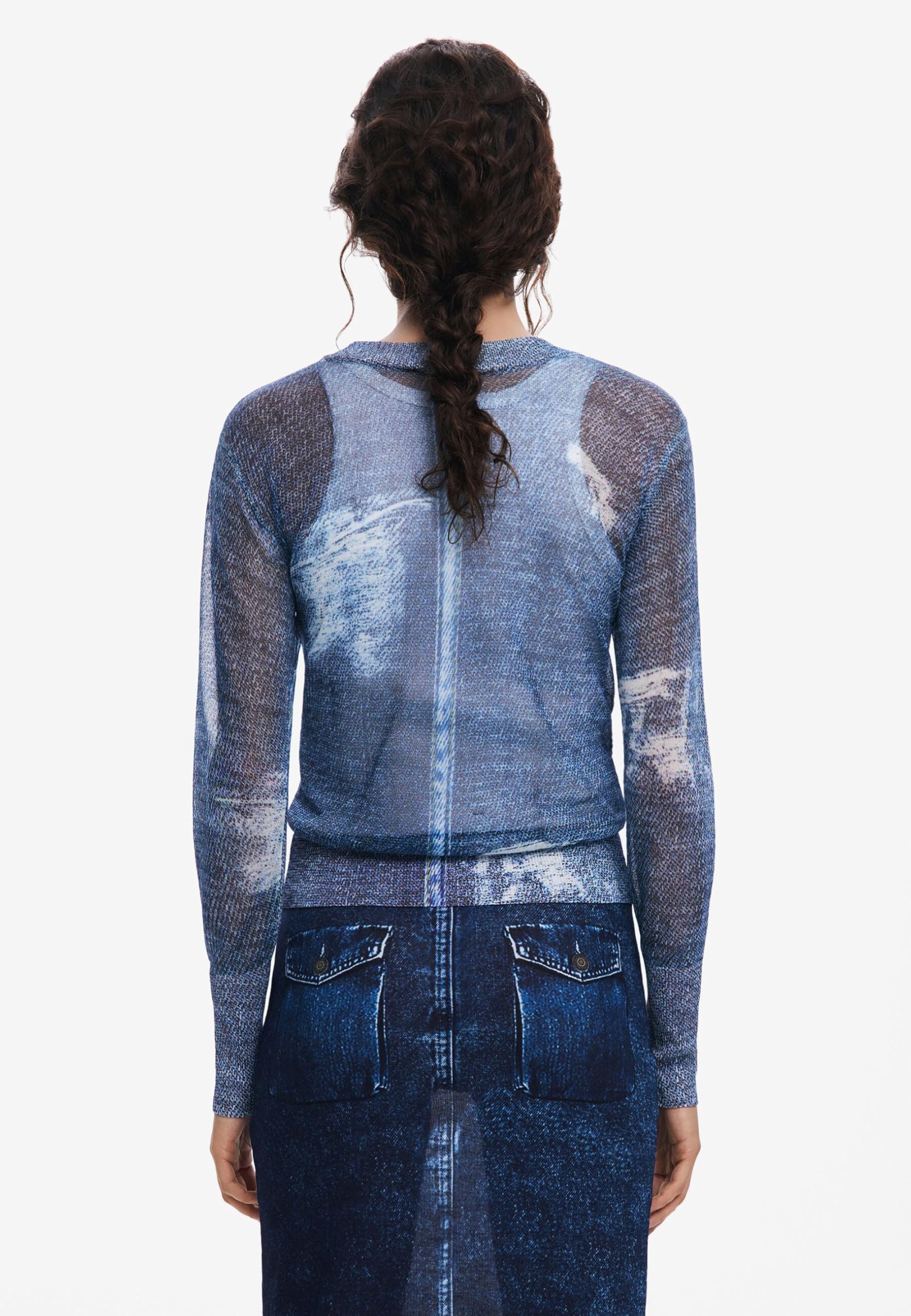 Desigual Damen 25swjf07 Sweatshirt (1er Pack)