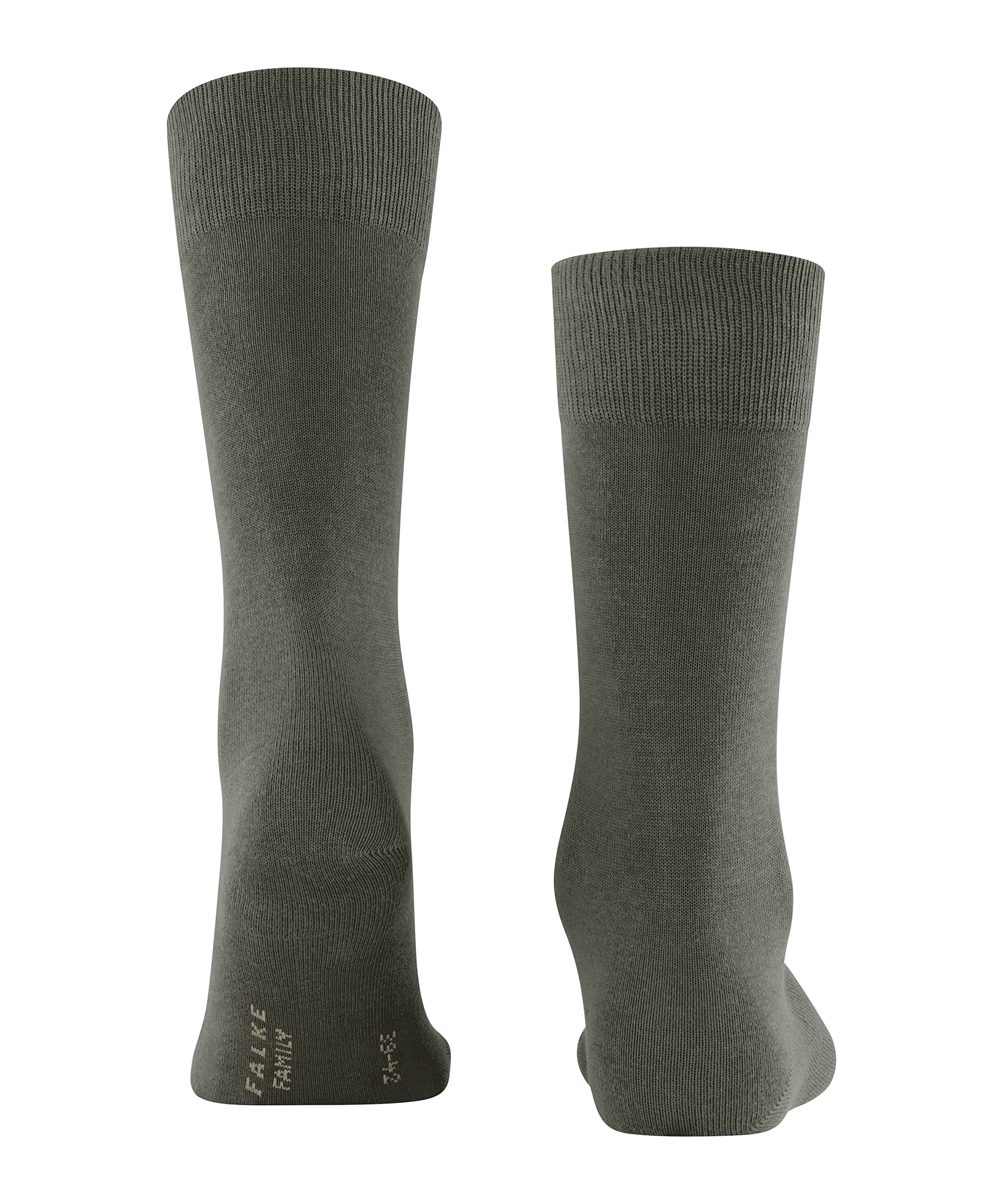 FALKE hombre Family calcetines transpirable sostenible algodón extra suave en la piel con costura plana en la puntera para un look casual de negocios 1 par