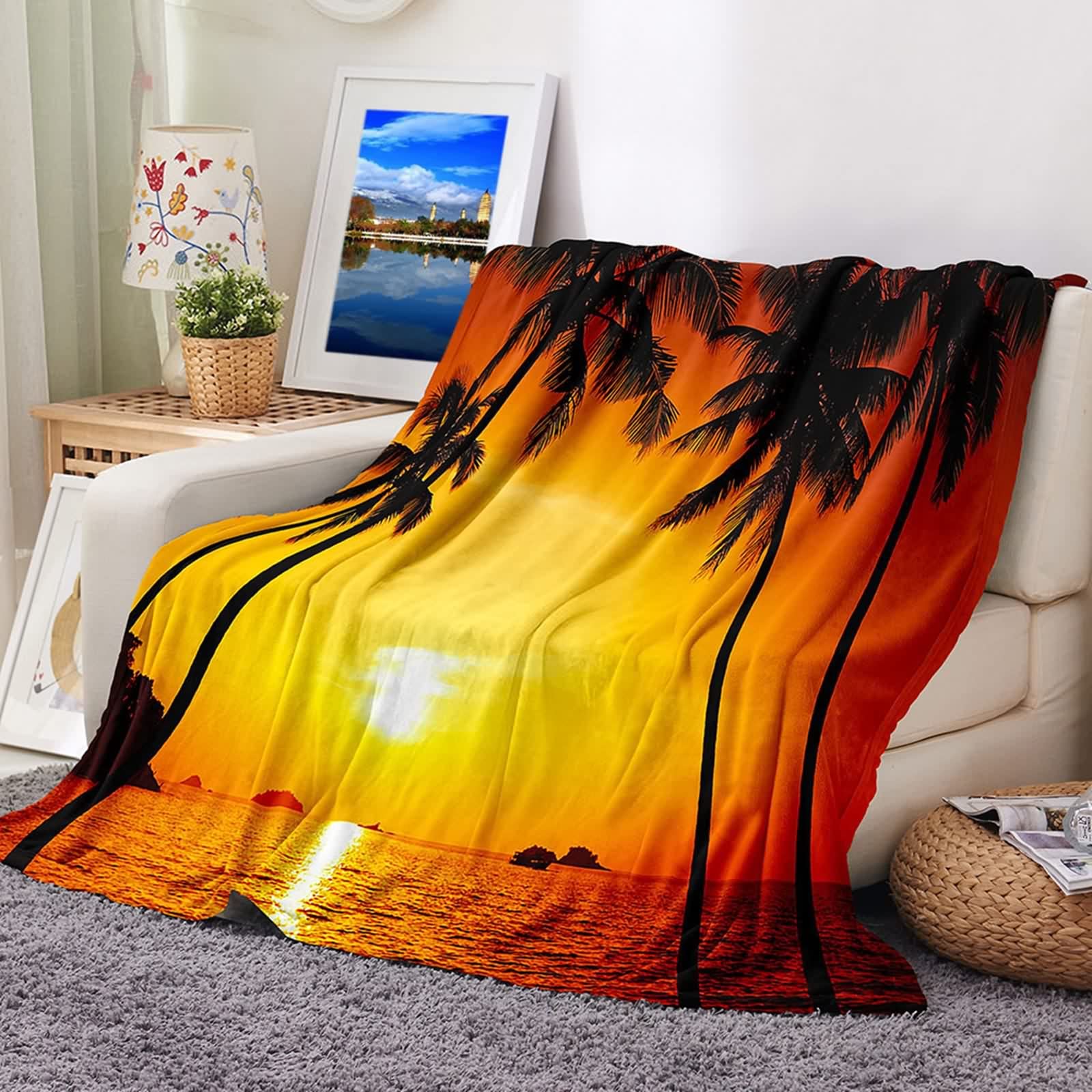 Couverture polaire cocooning pour canapé et soirées détente KnSam