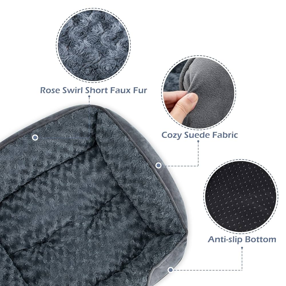 Amazon.com : INVENHO Dog Bed for Large Medium Small Dogs