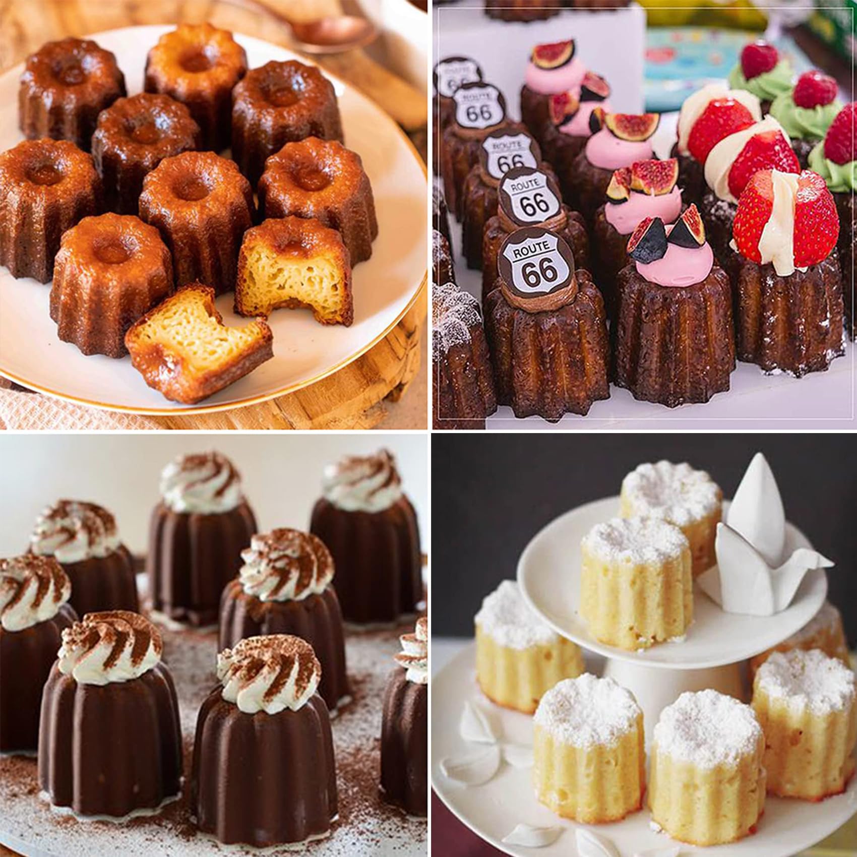 Basics Lot De 2 Moules à Muffins Antiadhésifs, 12 Tasses