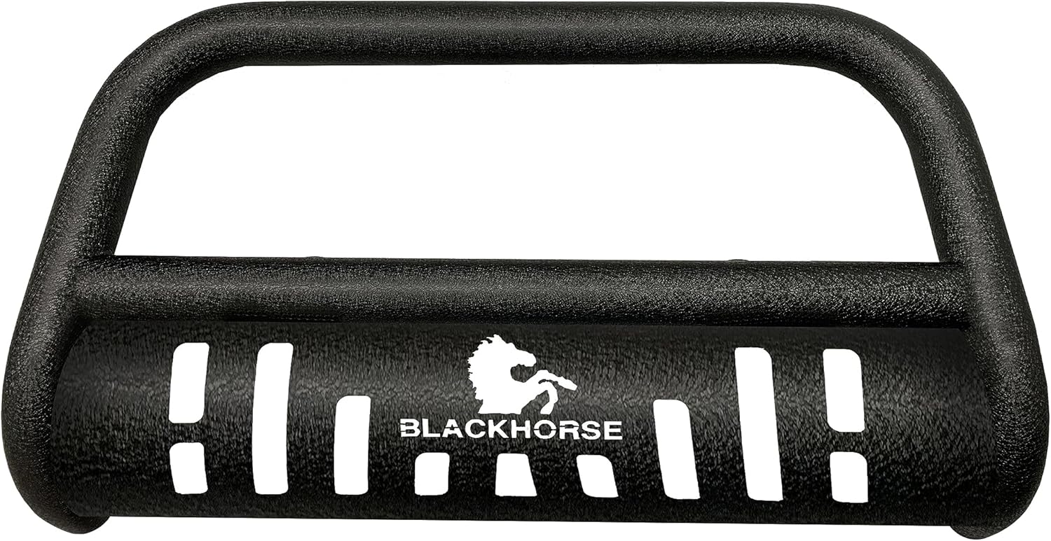Black Horse Bull Bar-T Textured Black Compatible with 2009-2014 Nissan Murano-CBT-A152SP