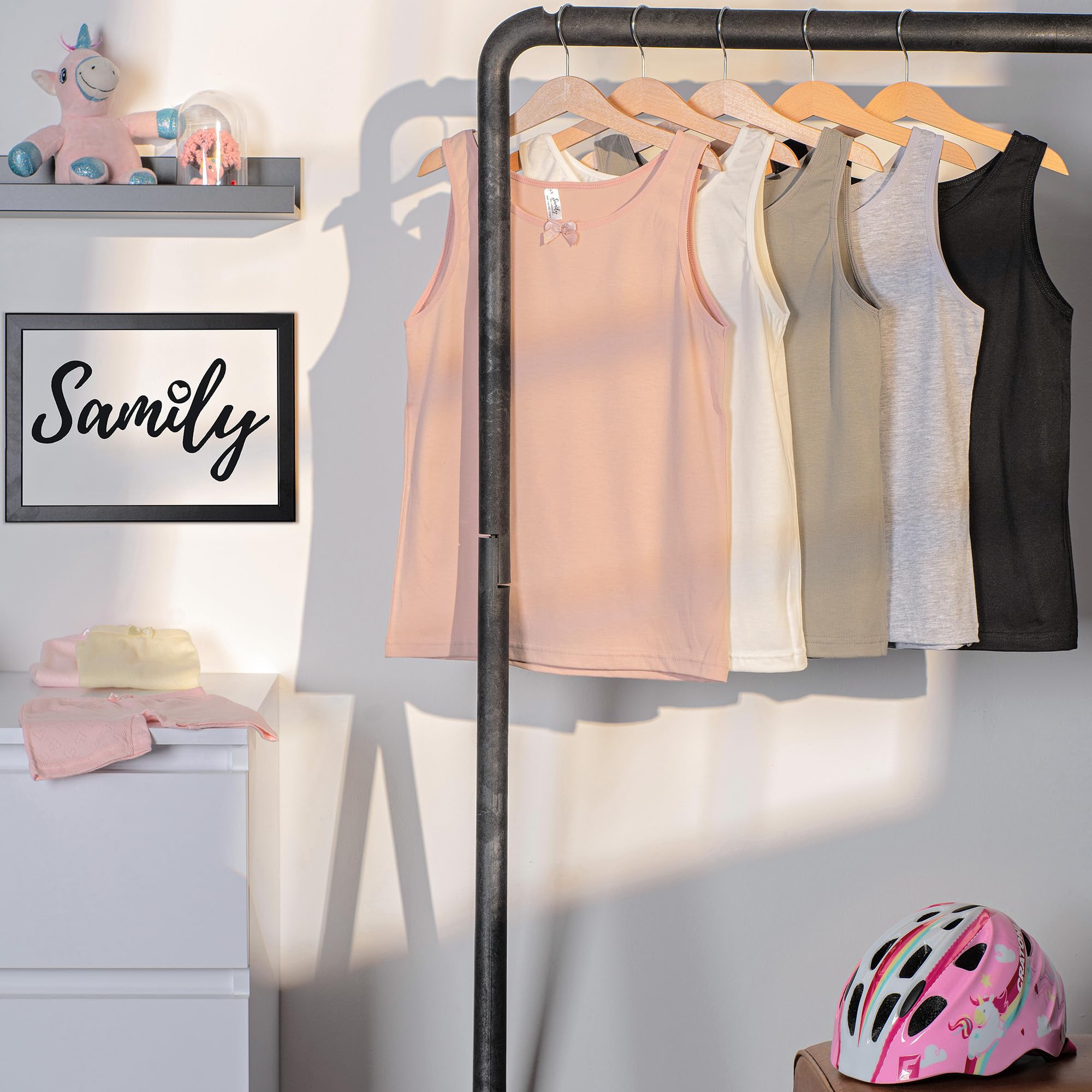 SAMILY Débardeur en coton pour fille avec nœud