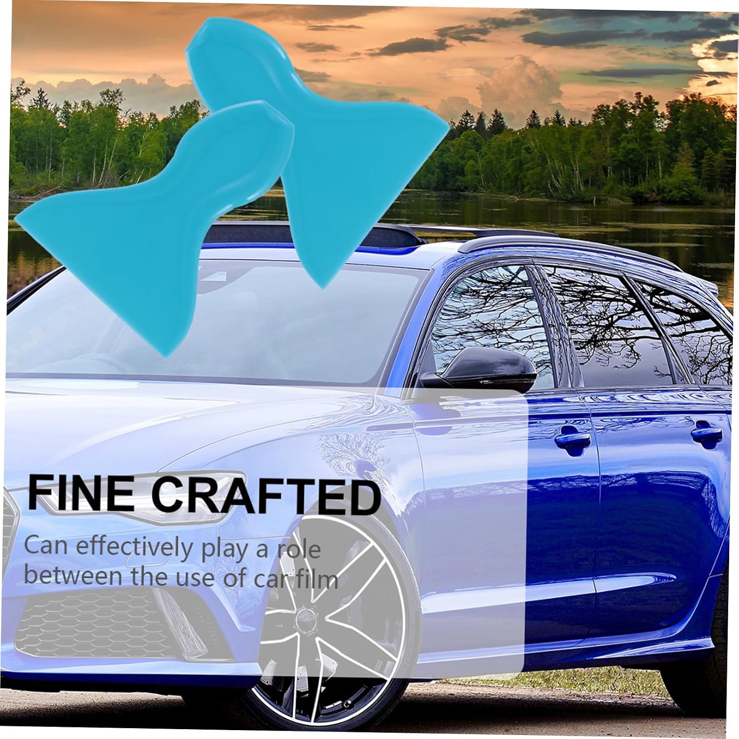 ULTECHNOVO Vinyl Wrap Tool 1 Set Auto Film Scraper Kit Sticker Removal Tool Tint Film