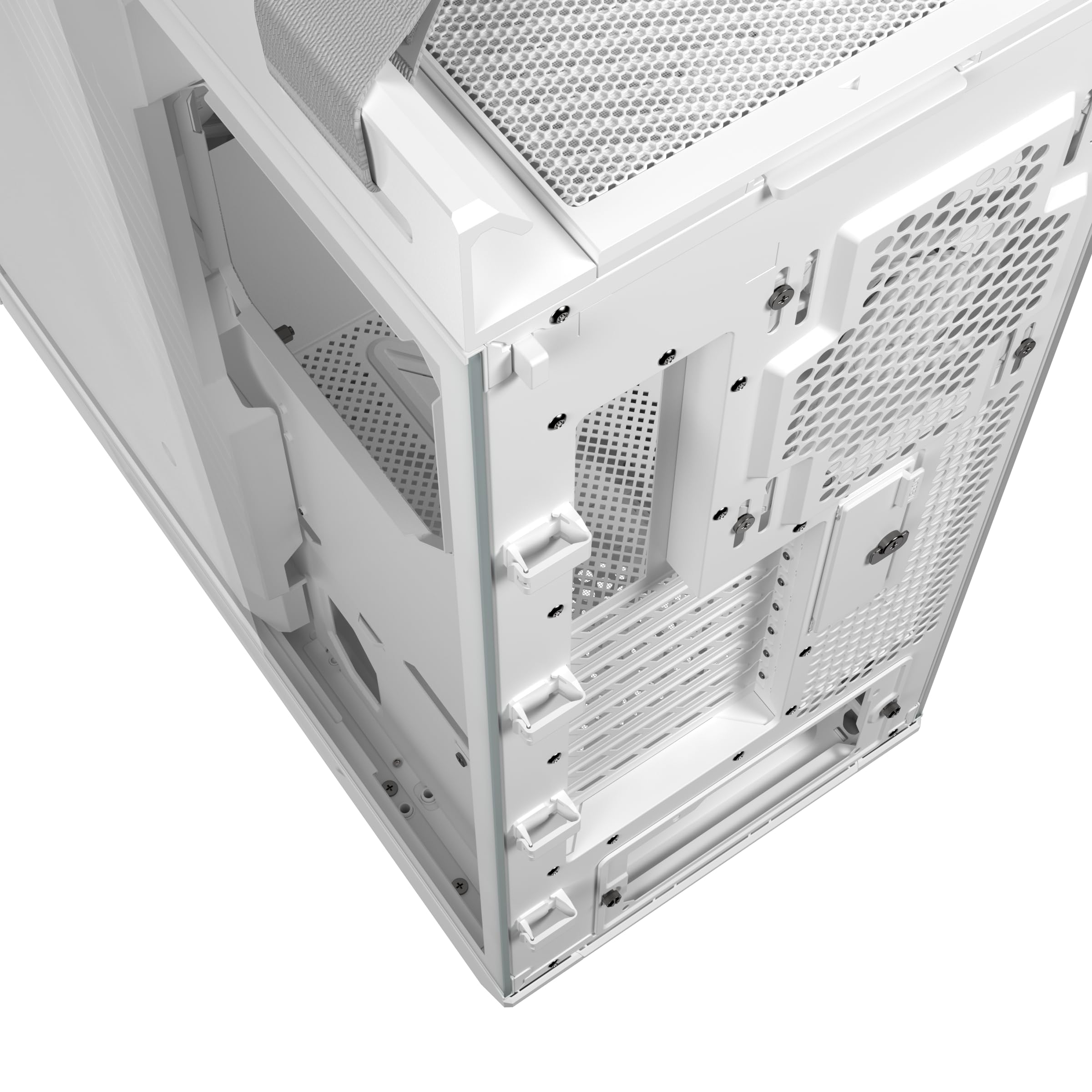 ASUS ROG Strix Helios II White Edition EATX - Carcasa para PC de Media Torre para Juegos, con Paneles Laterales de Vidrio Templado duales, Soporte para GPU de hasta 450 mm de Largo, Soportes para