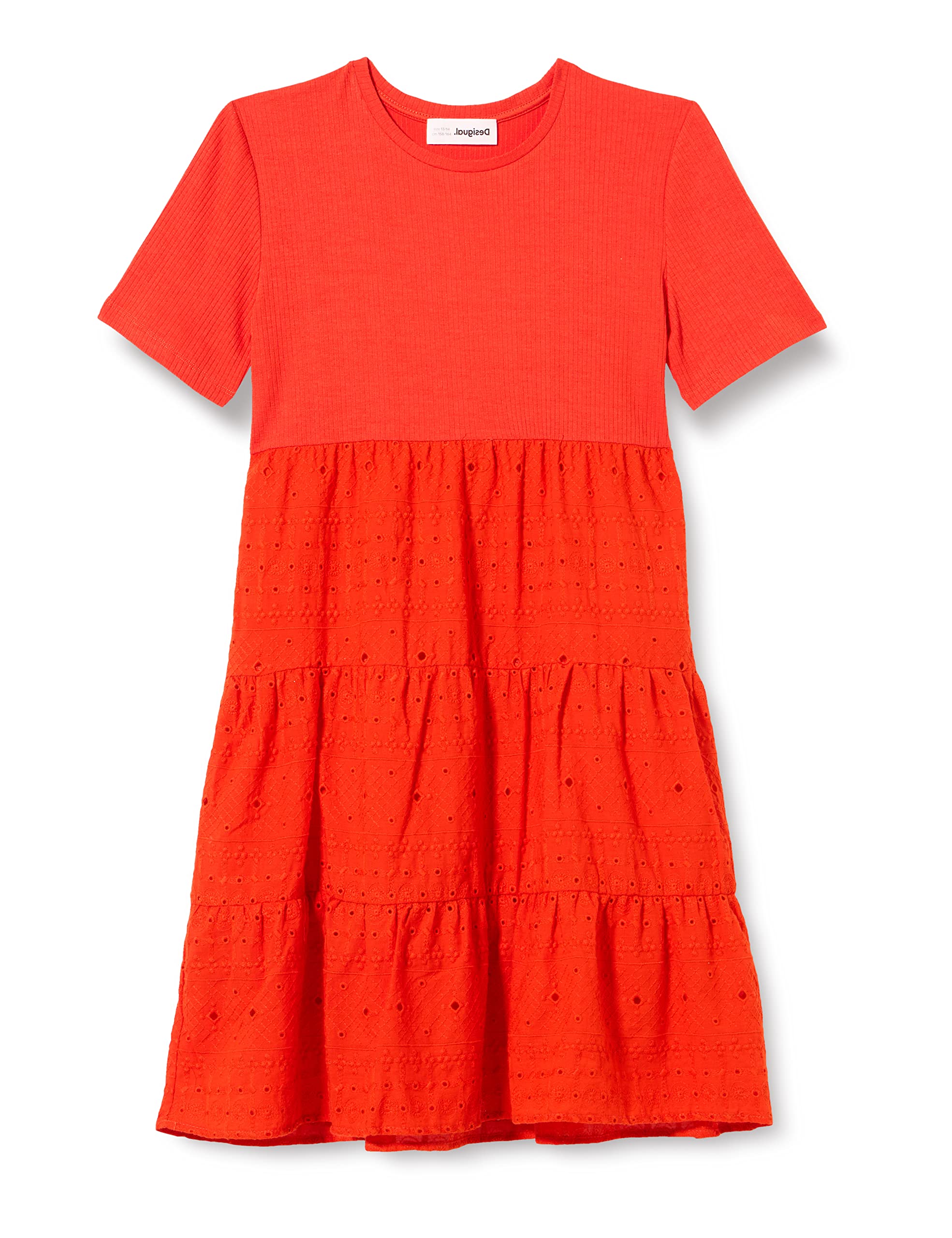 Desigual Sukienka Dziewczynki Vest_fresia 7009 Mandarina