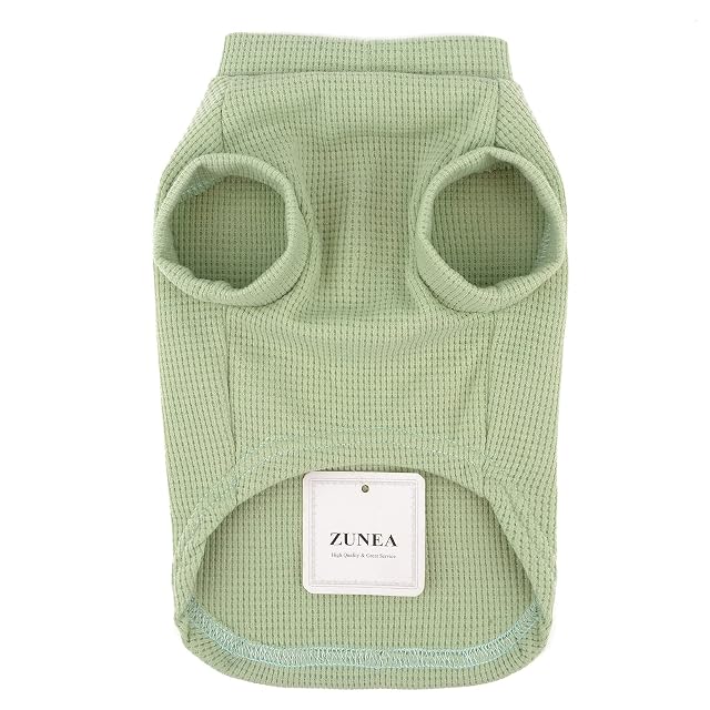 Foto 4 de 8 de Zunea Camisas para Perros Pequeños Verano Chaleco de Algodón Suave Ropa para Cachorro Camiseta sin Mangas…