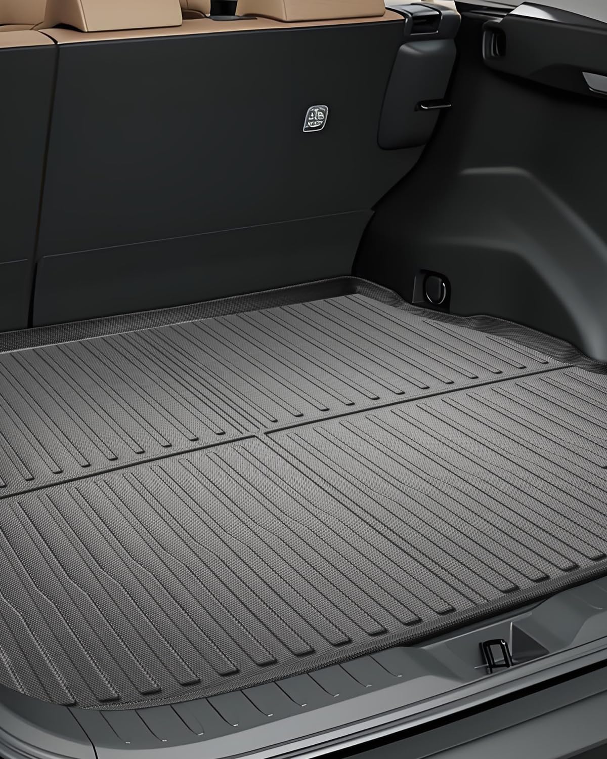 Alfombrillas Maletero para Toyota RAV4 XA50 2025 2024 2023 2022 2021 2020 2019, TPE Alfombras Maletero RAV4 Hybrid Original con Borde Elevado, Antideslizante e Impermeable Accesorios