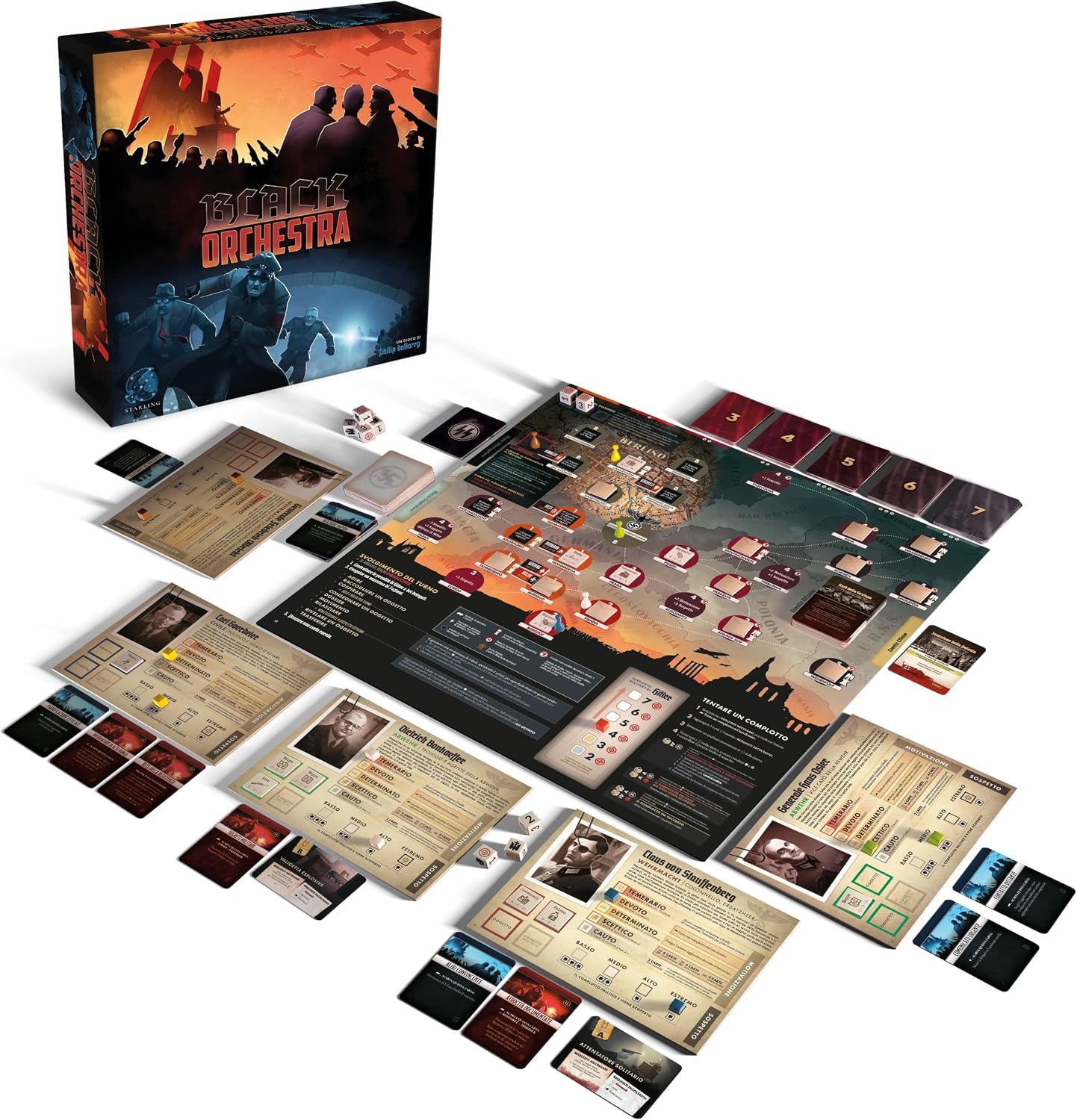 Asmodee – Black Orchestra (Seconda Edizione) – Gioco da Tavolo Tema Storico