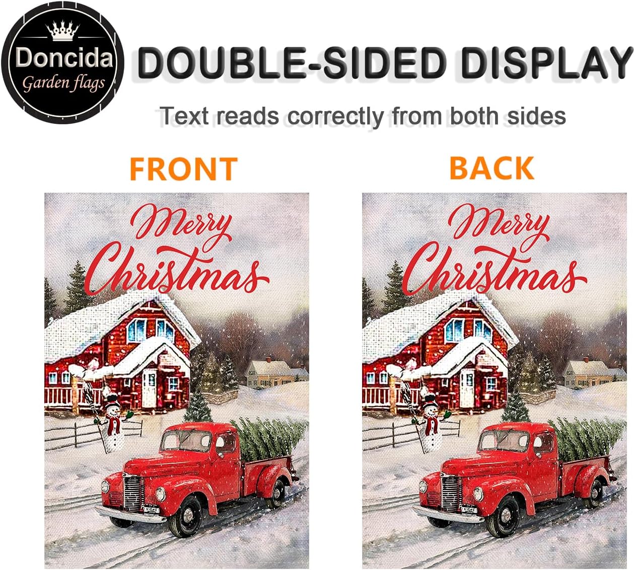 Doncida 20 Pack Seasonal Garden Flags Set Double Sided 12x18 Inch Small Yard Flags, Holiday Seasonal Garden Flag for Outside Decoration for All Year Round - Image 3