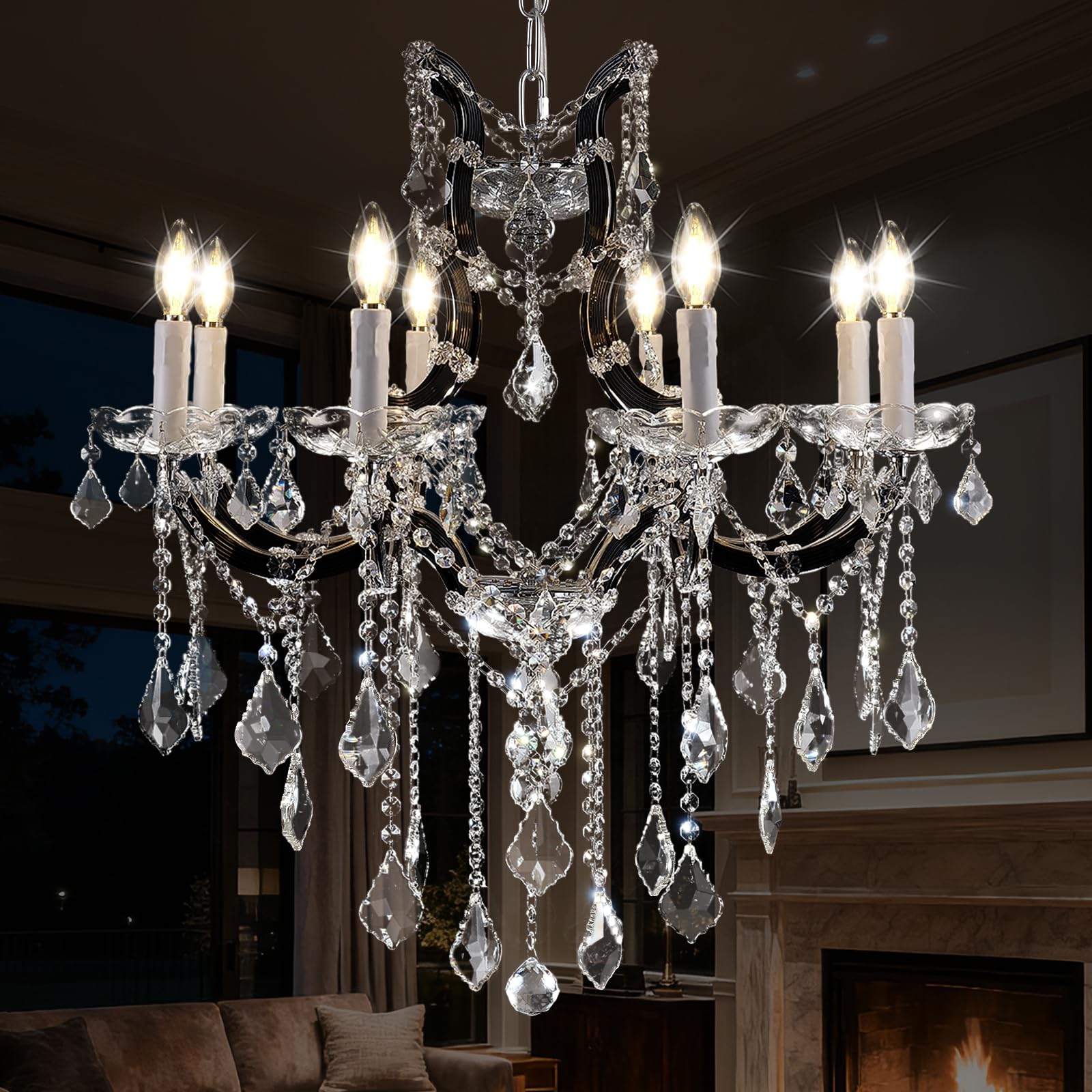 VARTTYAL Crystal Chandelier,30